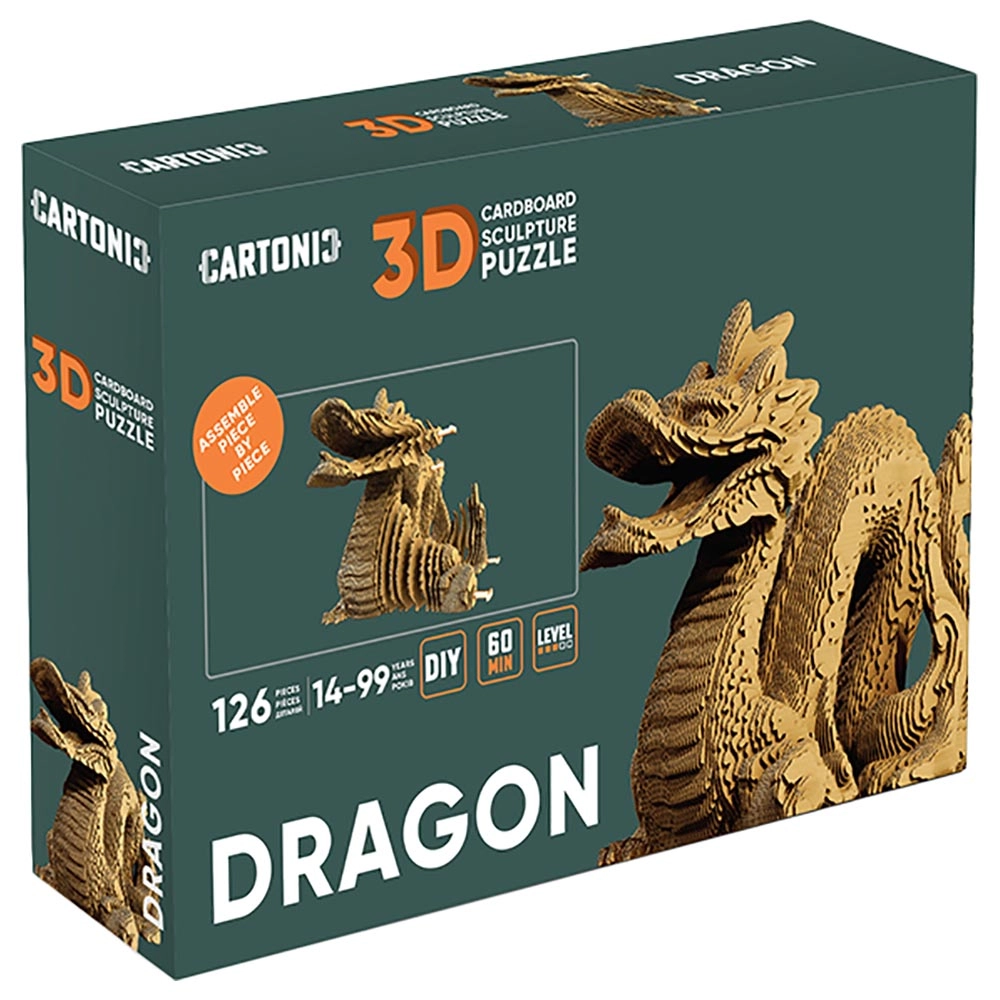 CARTONIC Dragon 3D Puzzle (7529-CARTDRA) - 126 pcs