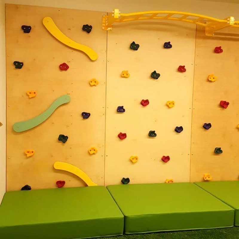 Rock Face Climbing Wall with Monkey Bars - 240 x 120 cm Suitable for 3 to 9 yrs