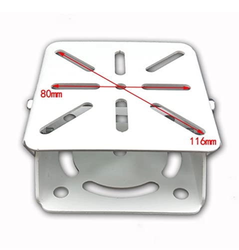 Universal Pole Mounting Bracket Adapter - Heavy Duty Metal Fits PTZ, dome and bracket cameras
