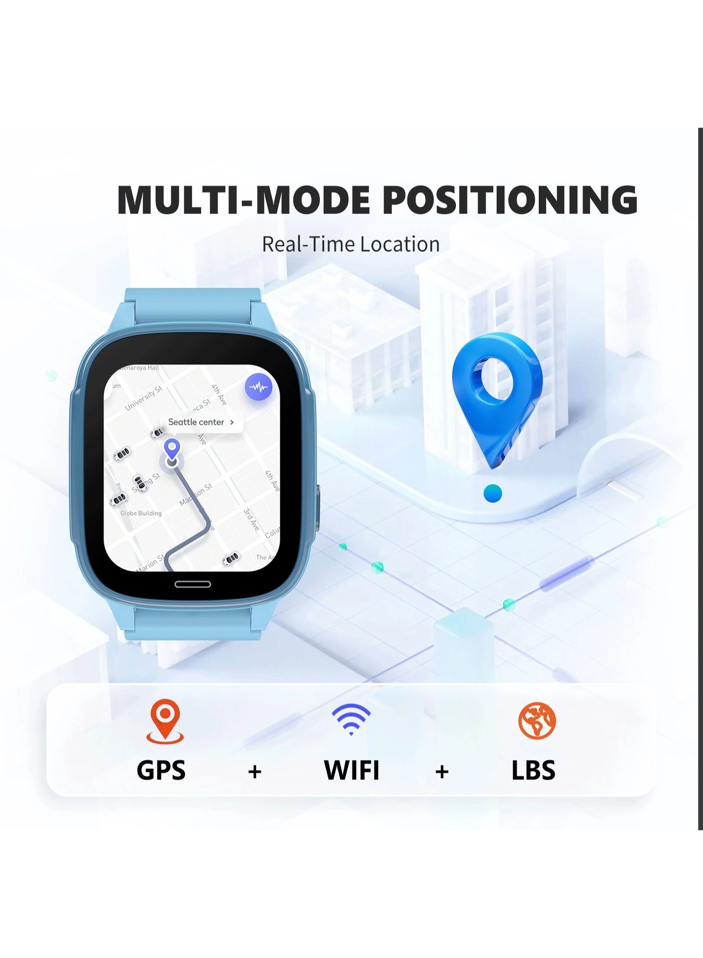 WK1 43mm ABS+PC LTE GPS