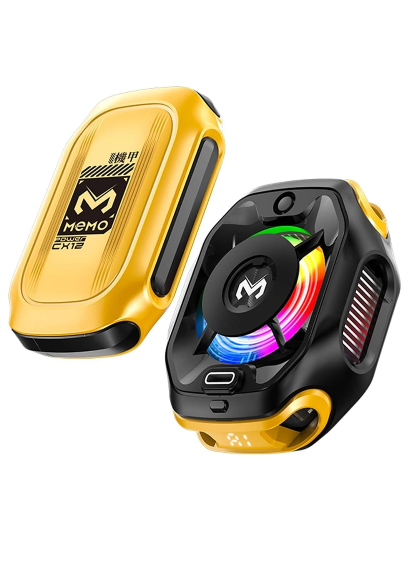 memo CX12 - Magnetic Phone Cooler Digital Display Built-in Battery Pack