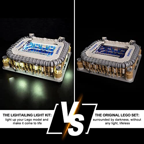 LED Lighting Kit for LEGO Real-Madrid Santiago Bernéu Stadium 10299
