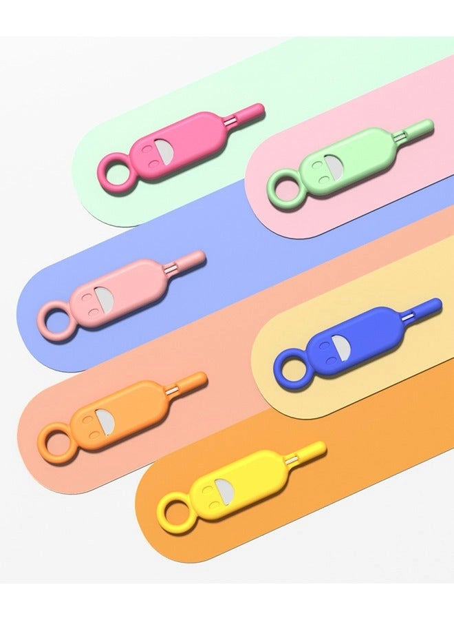 Beauenty Smiley Mobile Phone Loss Prevention Removal Pin Holder SIM Card Holder