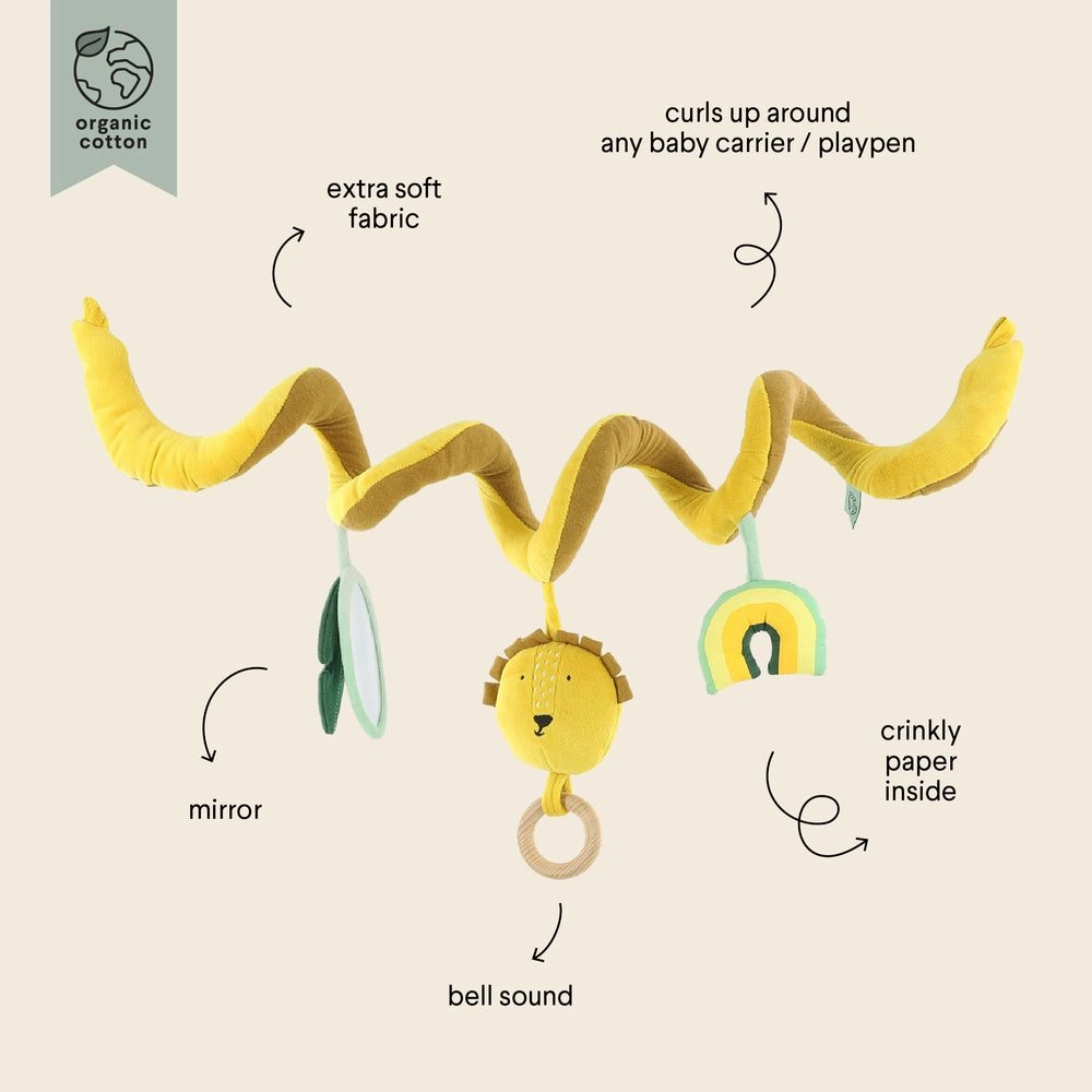 Activity Spiral - 3 months non-toxic materials Mr. Lion