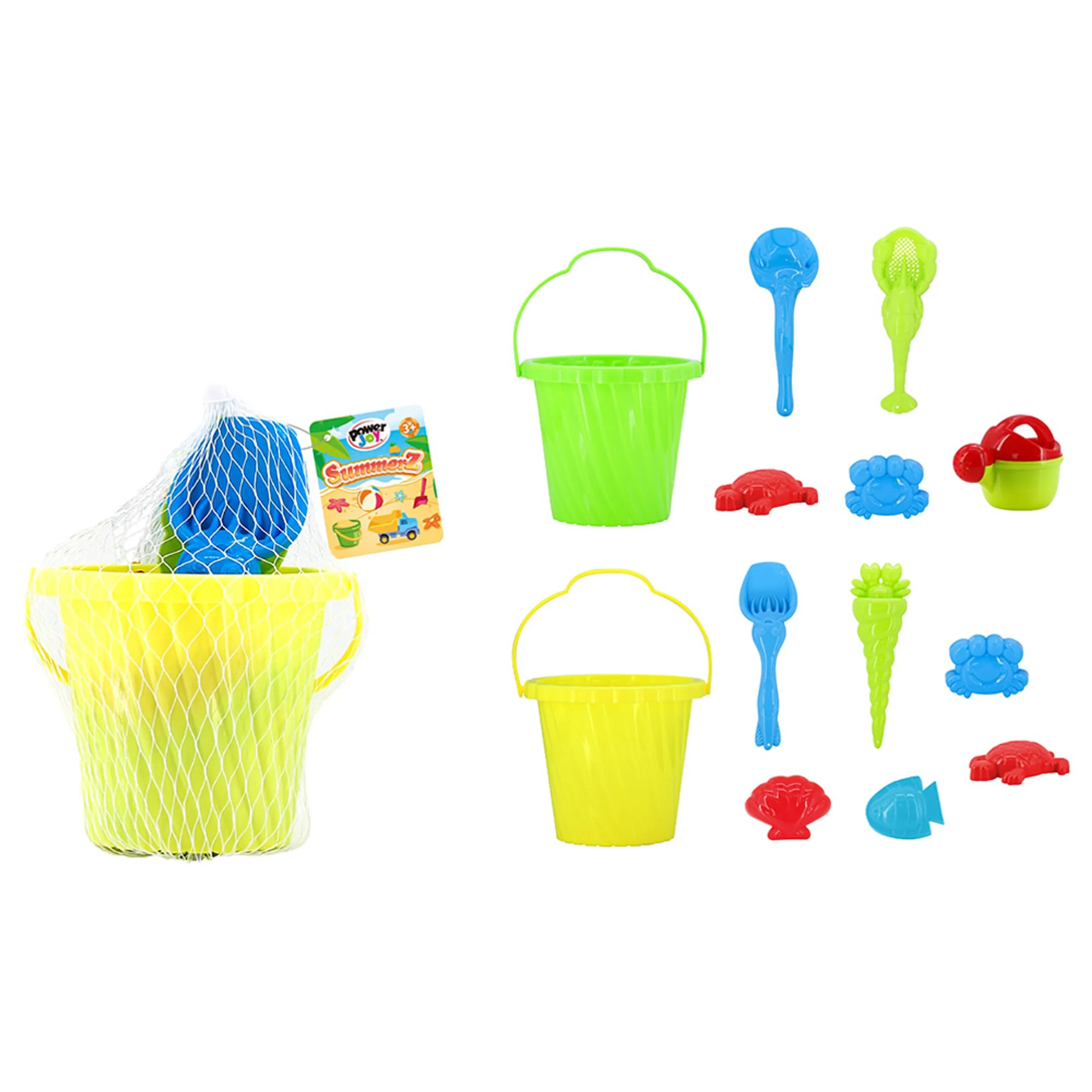 Summerz Bucket - 6pcs Multi Colour