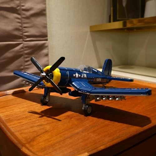 F4U Fighter Aircraft Model Kit (JJ9216) - 767 Pcs Blue