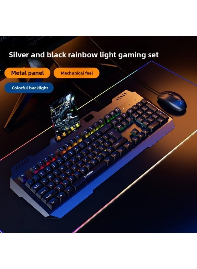 Mechanical Feel - Wired + E-sports Mouse