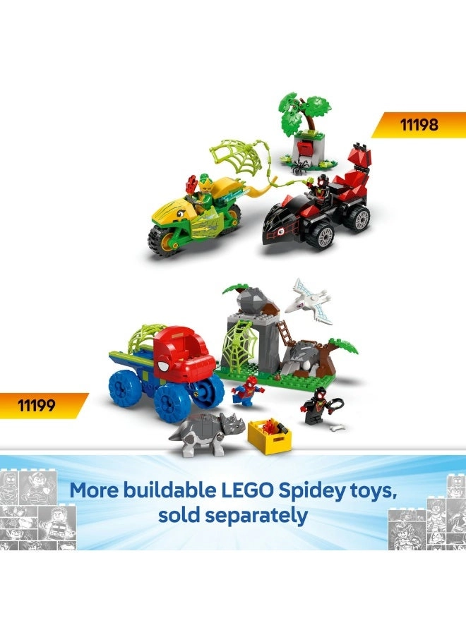 Marvel Spidey and Gobby’s Raptor Battle at Tree House HQ - Spider-Man