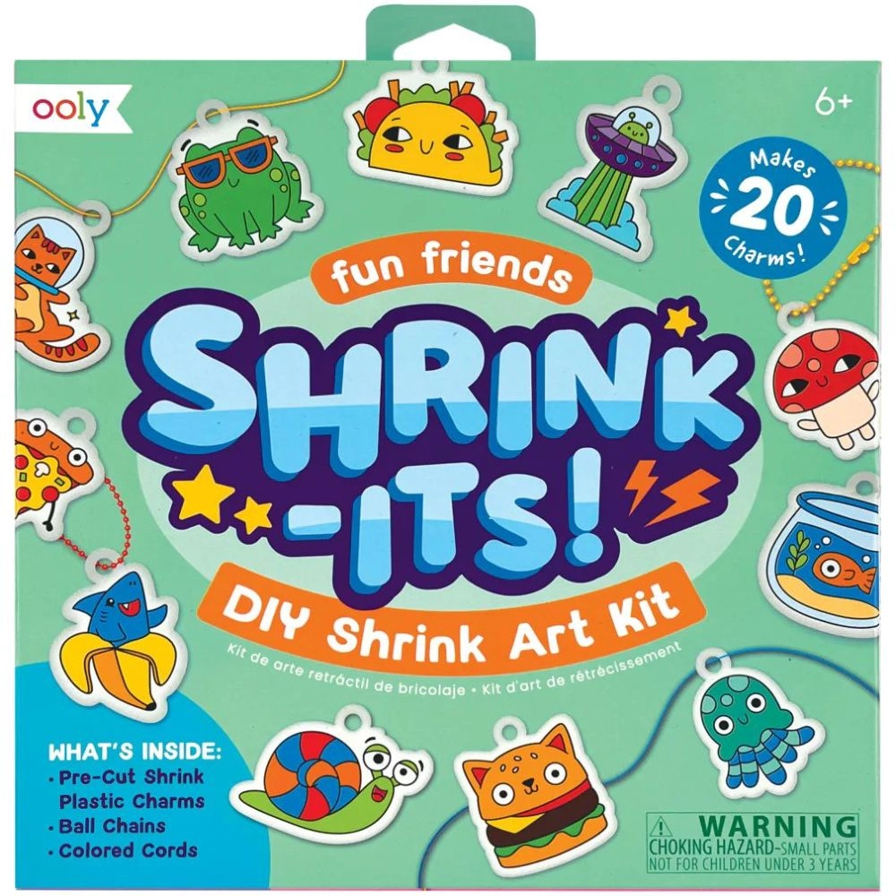 OOLY Shrink-Its! D.I.Y. Shrink Art Kit - 6+ years 20 pieces