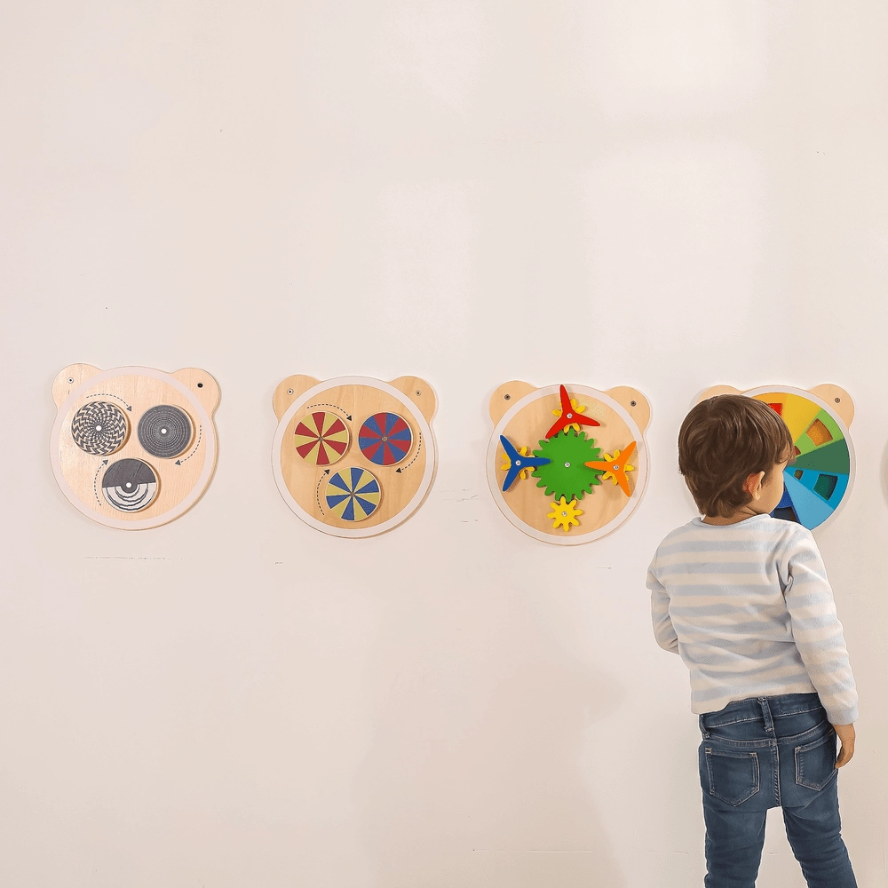 Wooden Wall Toy - 2+ Years