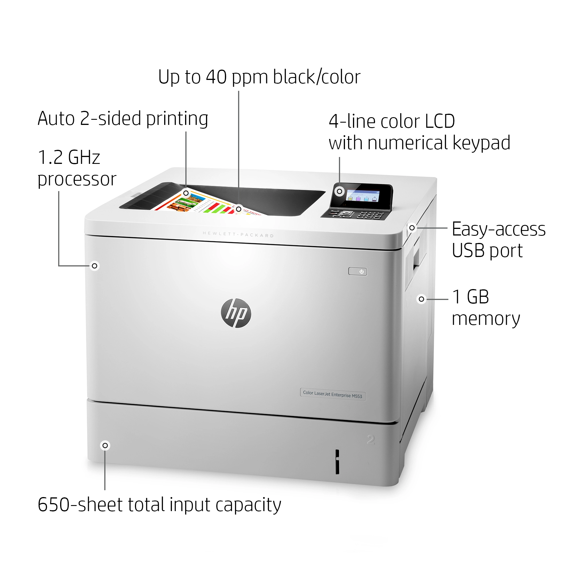 Laserjet M553N