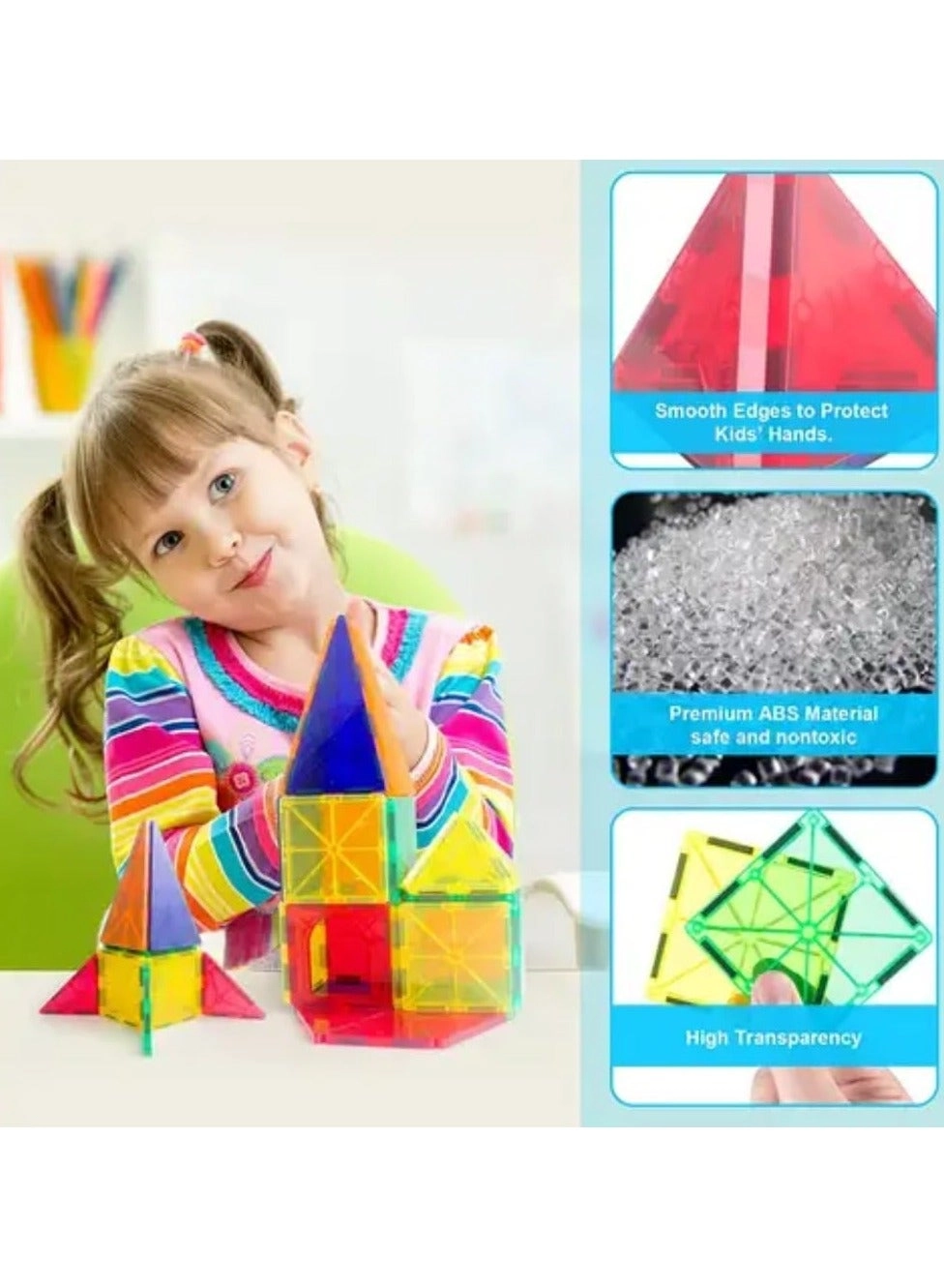 Magnetic Building Blocks - 32 pcs