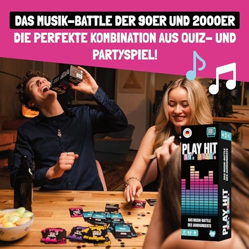 PlayHit: The Music Quiz of the 90s and 2000s - Party and Card Game (German)