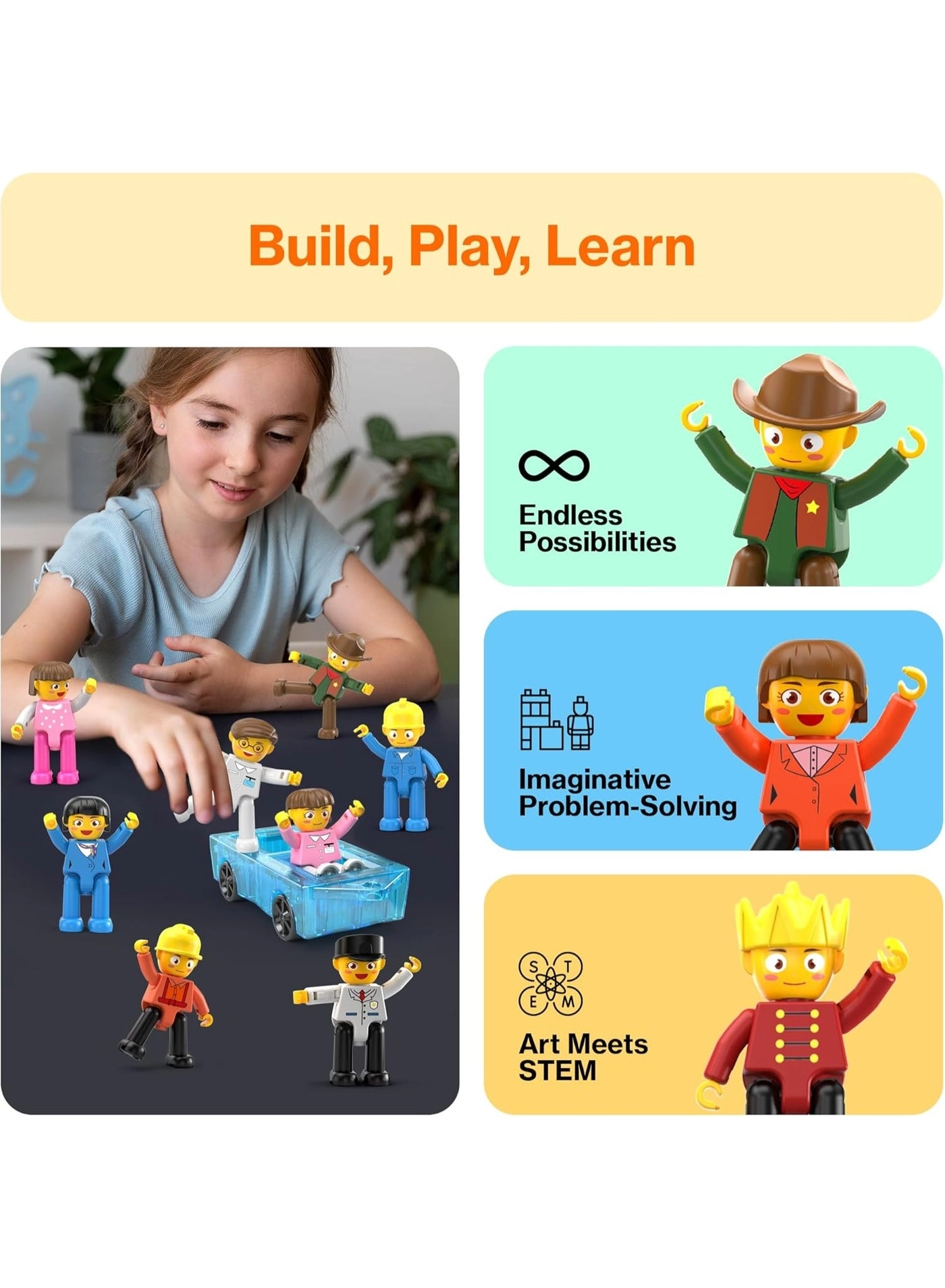 Character Action Figures - Multicolored 16pcs