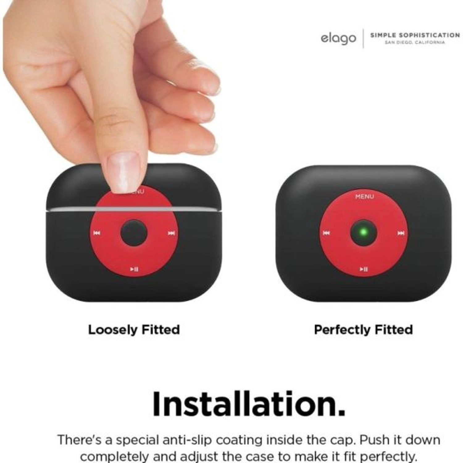 AW6 Case - premium silicone for Apple AirPods Pro