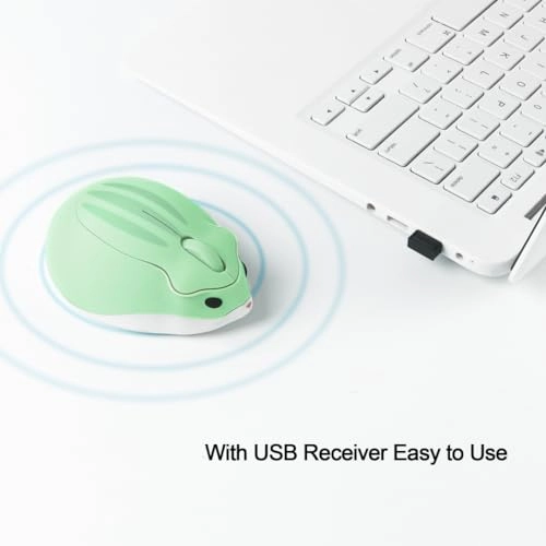 Kawaii Hamster Silent Optical Mouse - USB