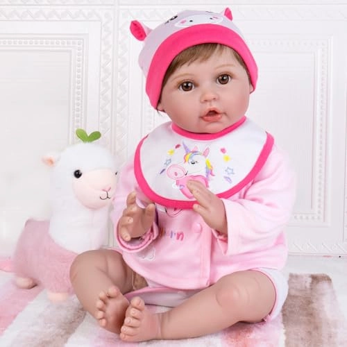 Reborn Baby Doll - 18 inches Vinyl Ages 3+