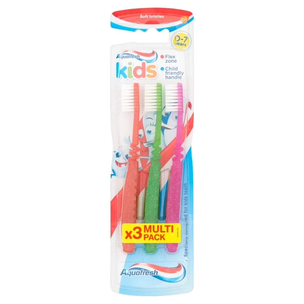 GLAXOSMITHKLINE UK LIMITED Kids Toothbrush - Soft 3-Piece Pack