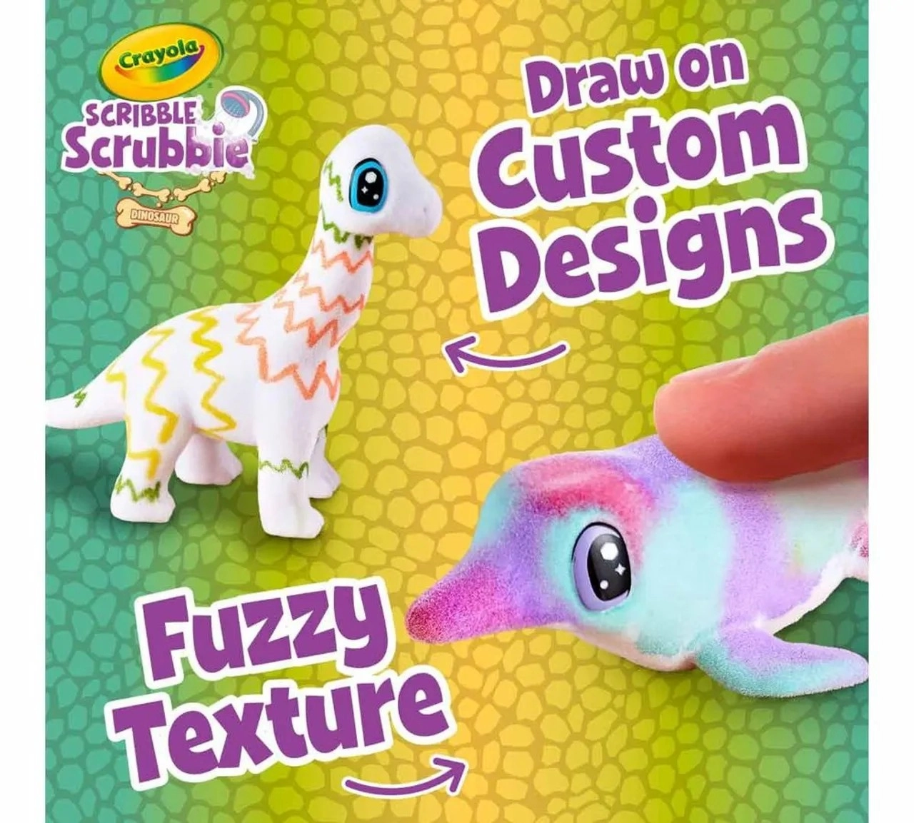Scribble Scrubbie Pets - Coloring Kit Dinosaur Waterfall