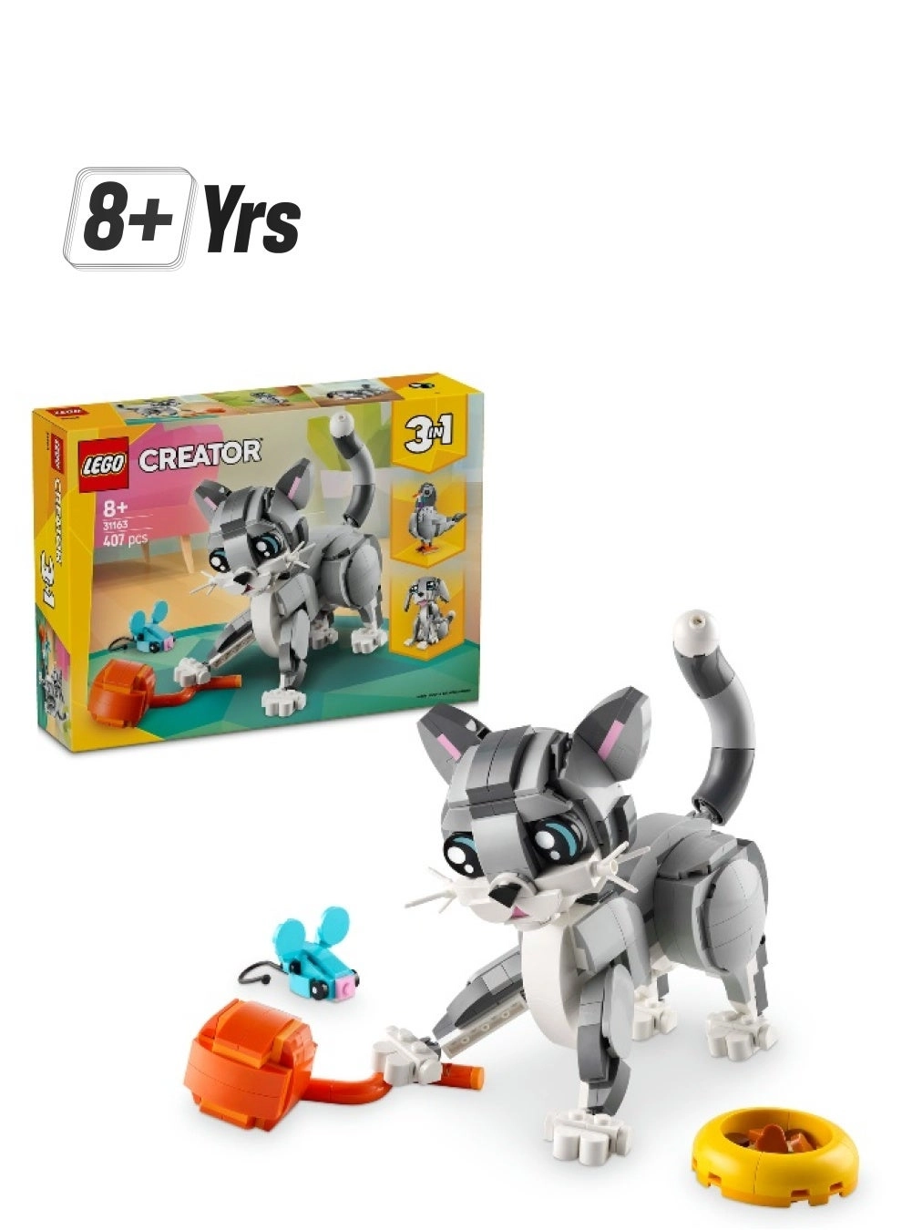 Creator 3in1 Playful Cat (31163) - multicolor 8+