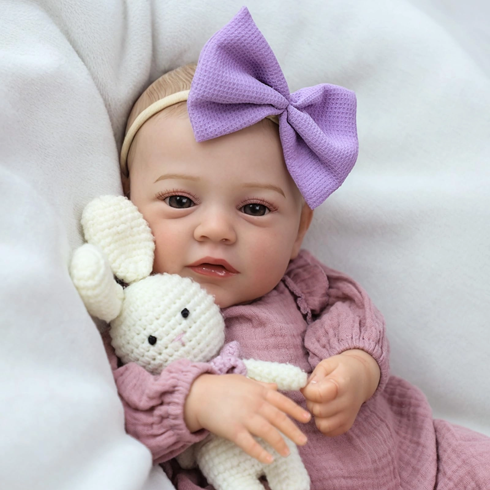 Mary Reborn Baby Doll - 18 Inch Silicone Full Body Vinyl Weighted Ages 3+