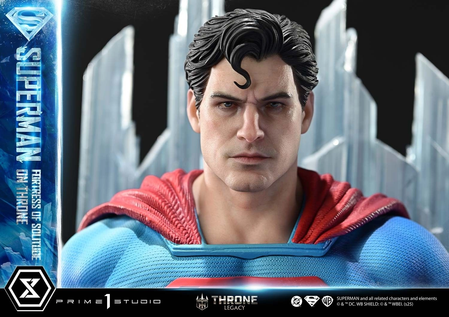 Superman Fortress of Solitude on Throne - Statue