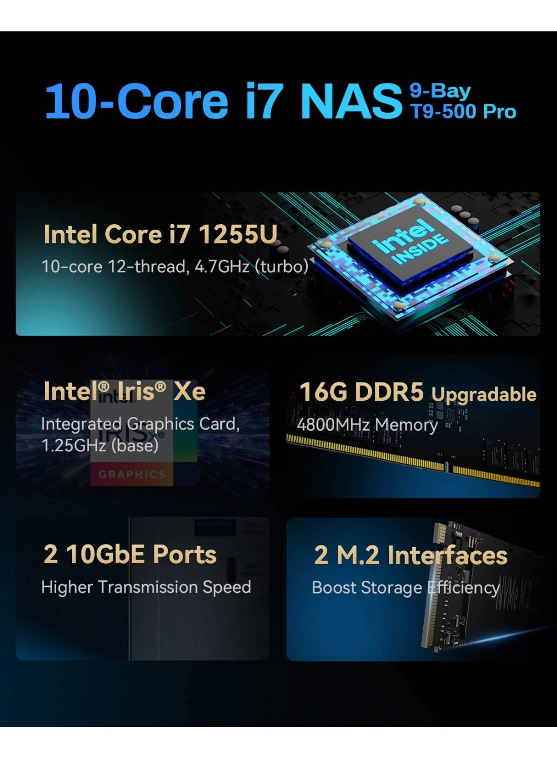 T9-500 Pro 9-Bay 198TB