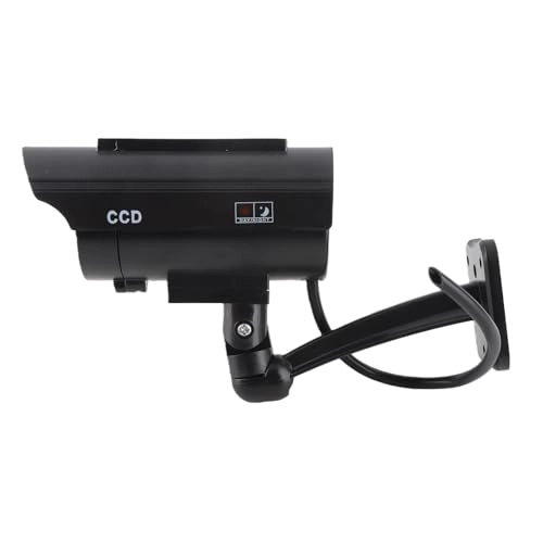 Solar Powered Fake Security Camera - outdoor