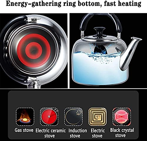 Whistling Tea Kettle - 304 stainless steel 5L