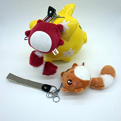 Raccoon Long Tail Plush 20 cm Key Holder