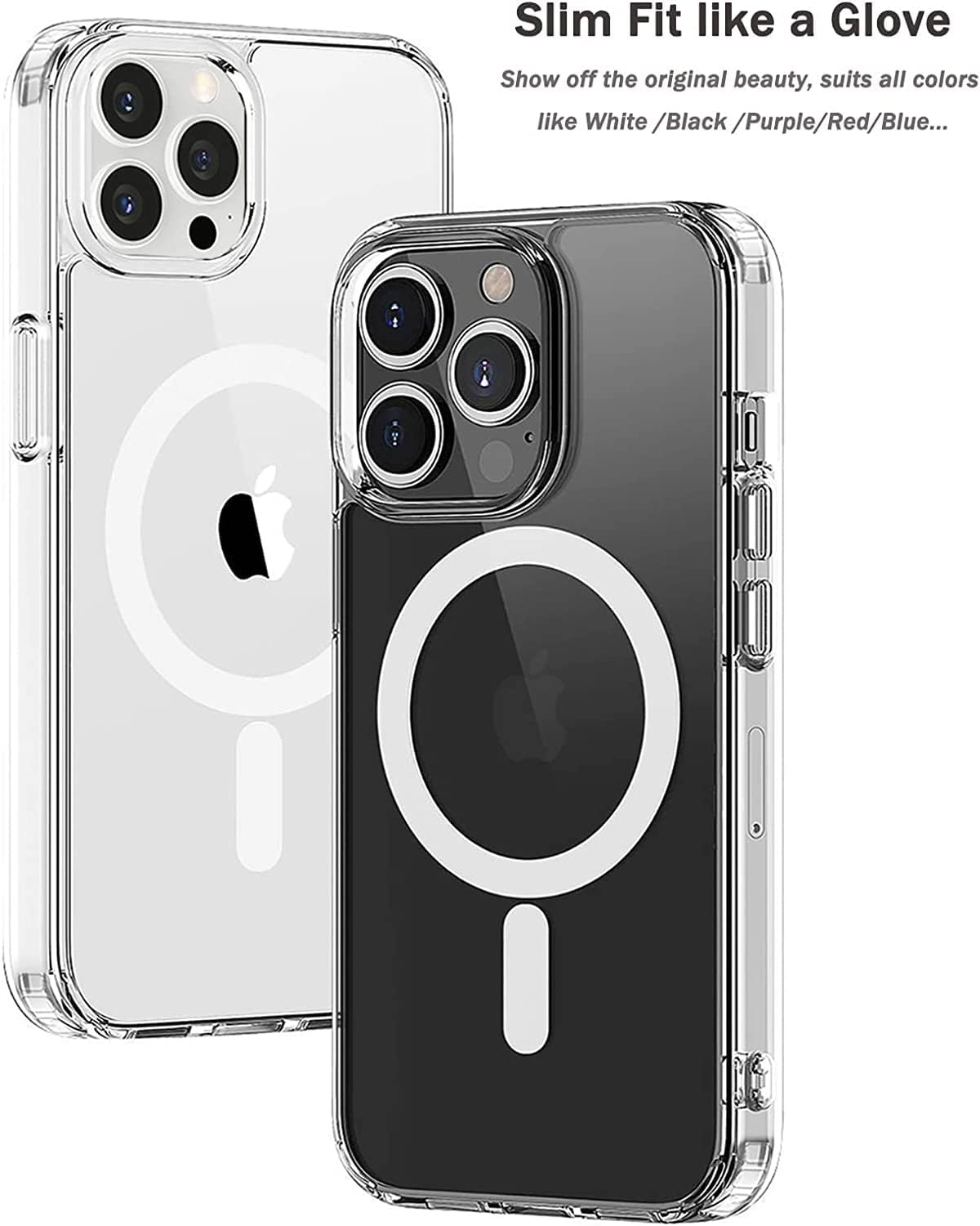 Clear Case with Screen Protector for iPhone 14 Pro