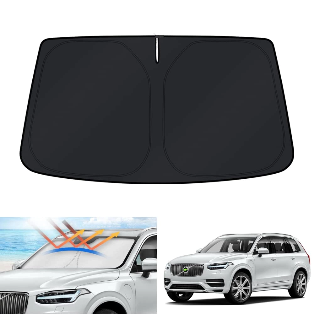 KUST Windshield Sun Shade - Volvo XC90 2016|2017|2018|2019|2020|2021|2022|2023|2024|2025 Rear