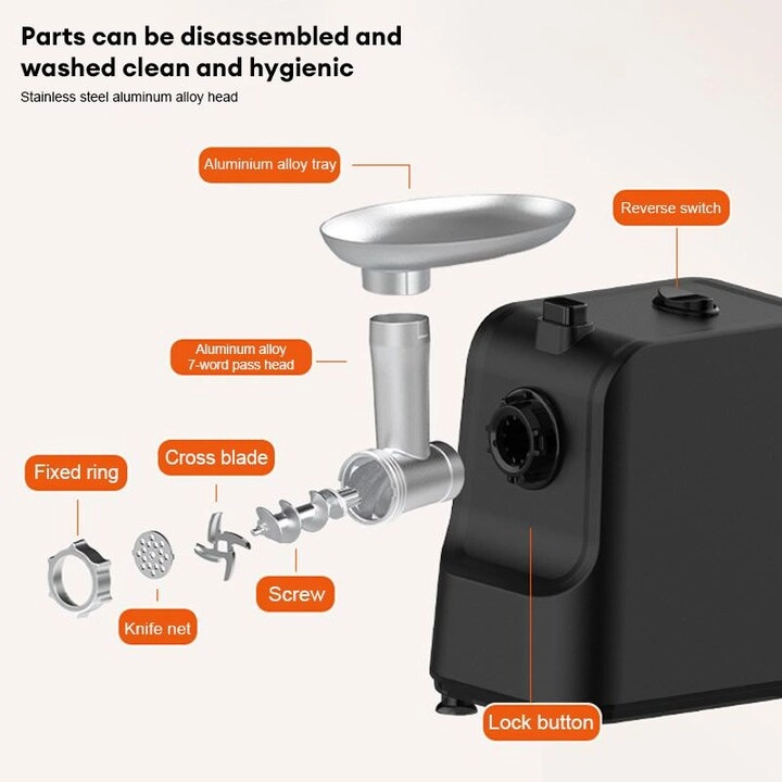 Electric Meat Grinder - Heavy Duty Stainless Steel