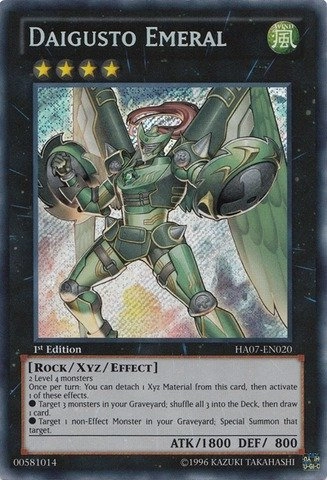 Yu-Gi-Oh! Daigusto Emeral HA07-EN020 - Hidden Arsenal 7: Knight of Stars 1st Edition Secret Rare