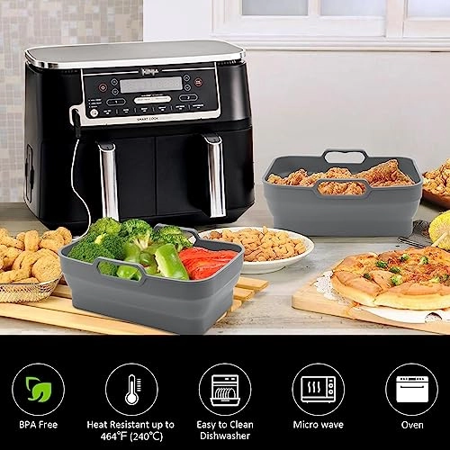 Air Fryer Silicone Liner - Silicone 2 Pack