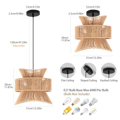 Rattan Chandelier