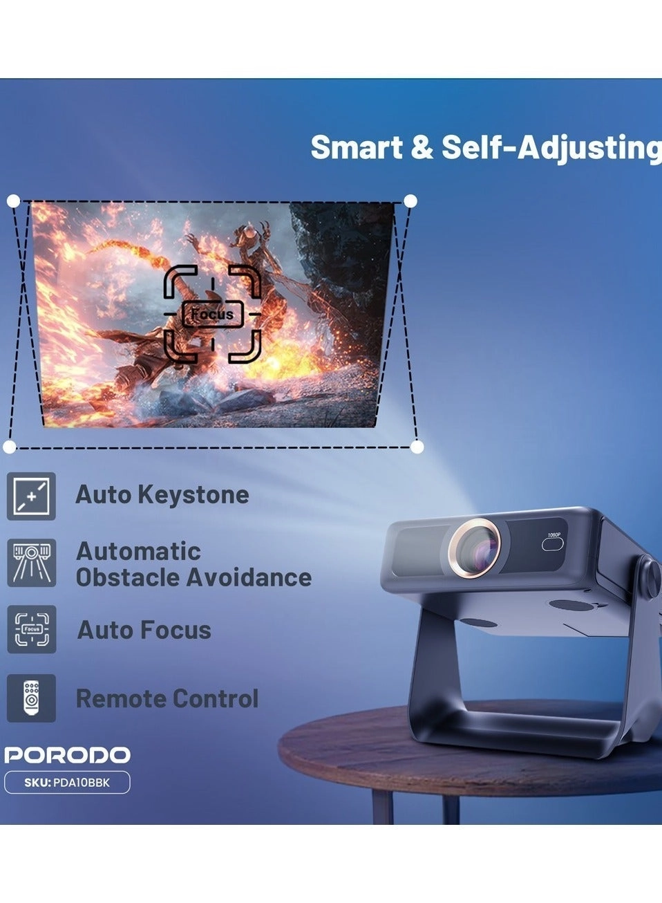 Optivis Smart HD Projector 9904907009030 200 Lm