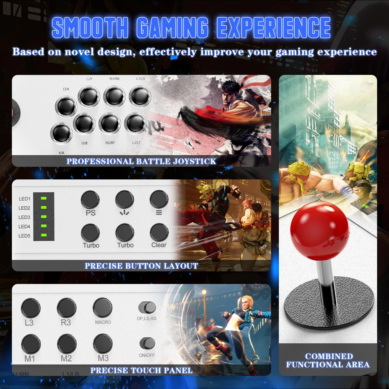 Arcade Stick - Black PlayStation 5/PS4/PC/Android