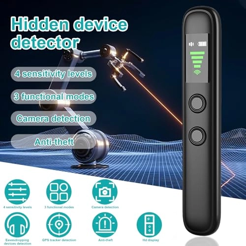 Hidden Spy Camera Detector - Portable RF/Wireless Signal Scanner