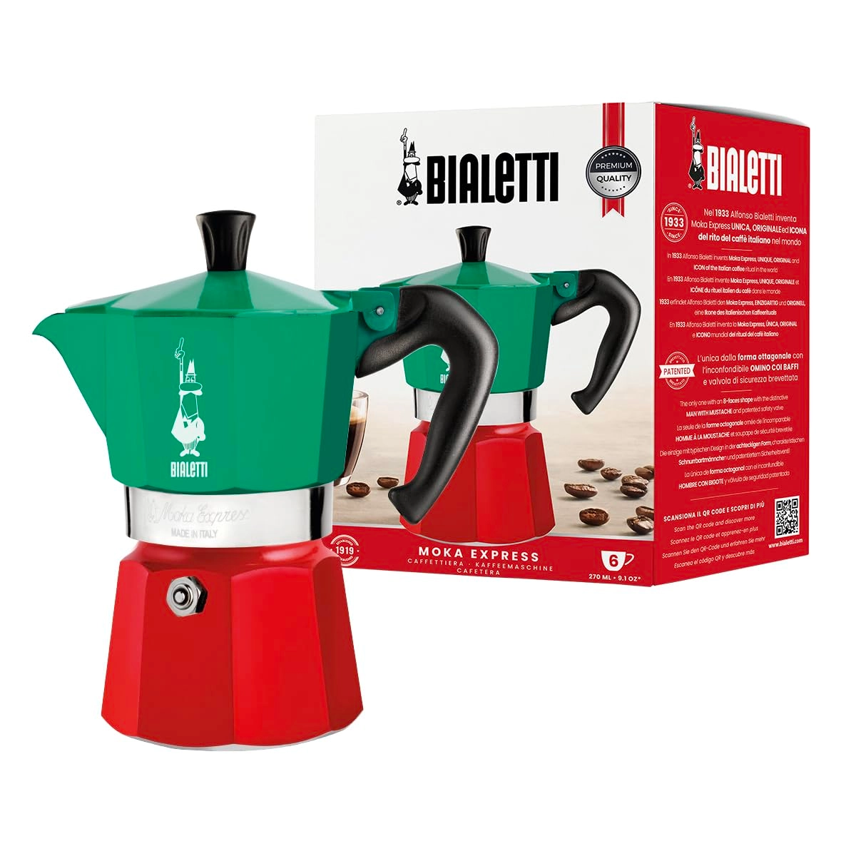 Bialetti Moka Express - 6 Cups 250 ml