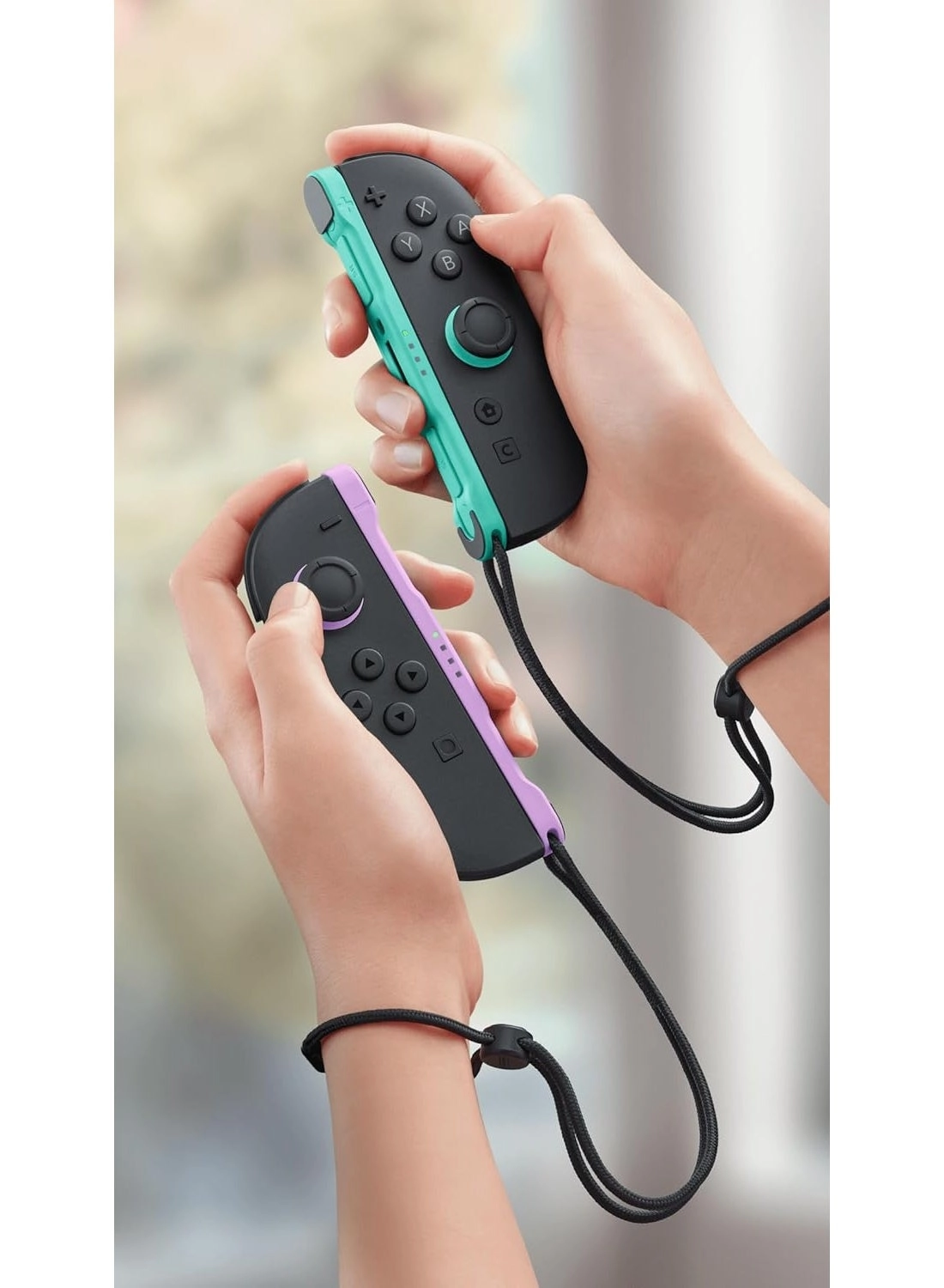Switch 2 Joycon Pair - Light Purple/Light Green (L)
