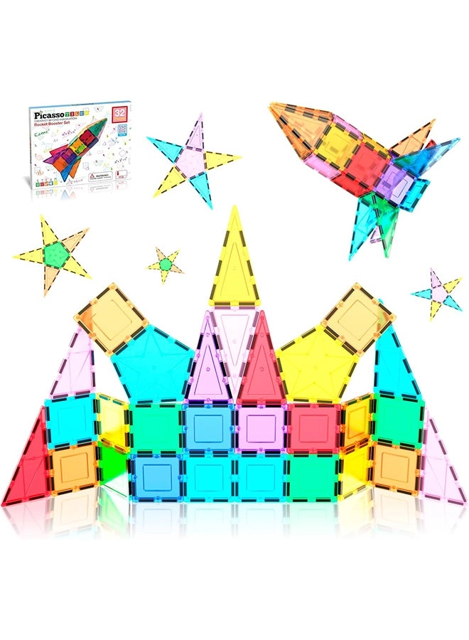 Magnetic Rocket Booster - Space 32 pcs