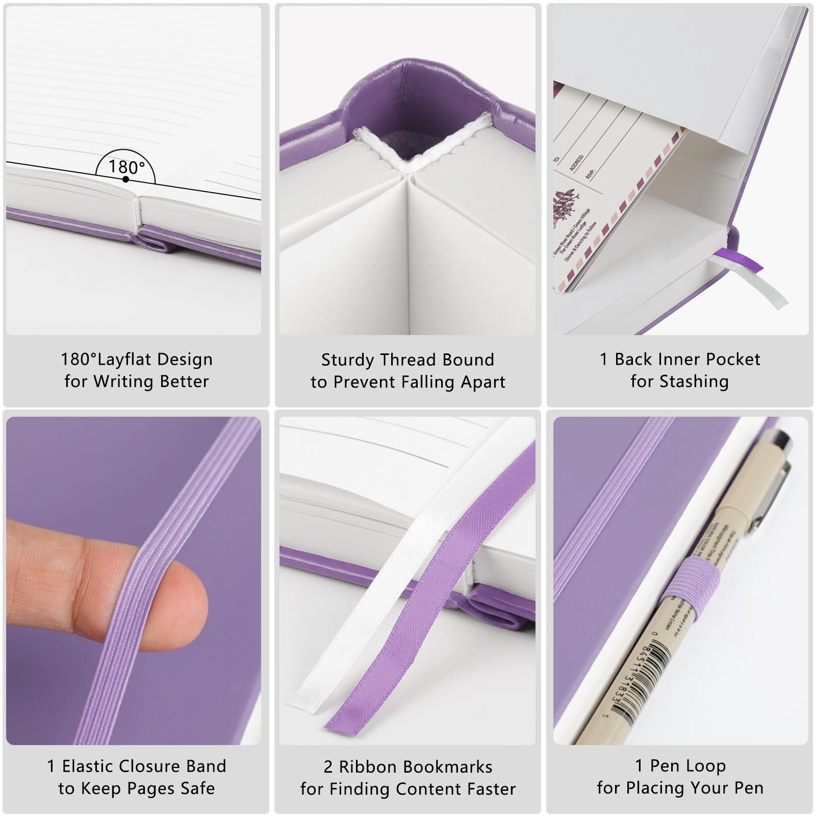 Notebook A5 Hardcover - Lined 160 Sheets