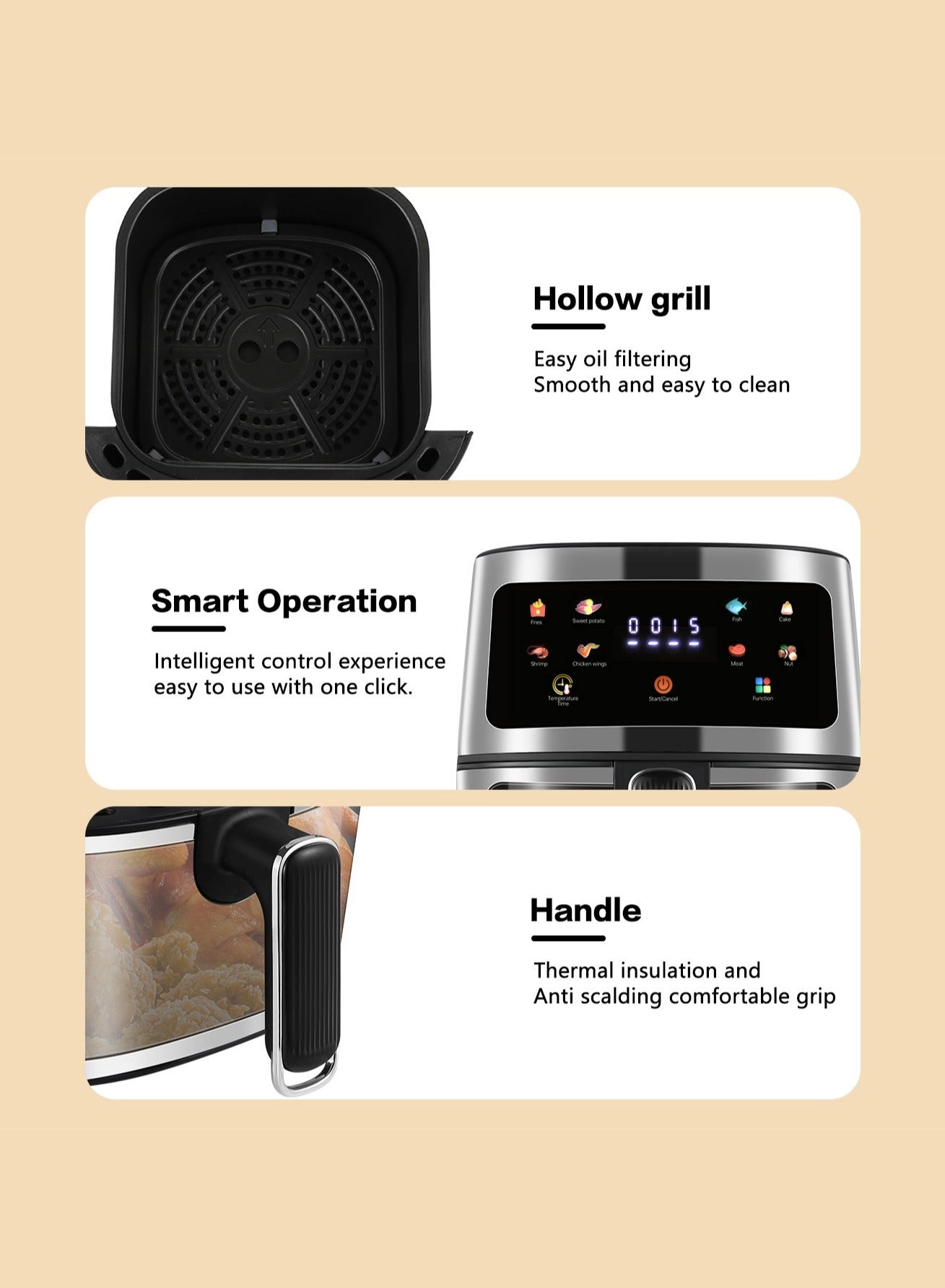 Digital Air Fryer KW-0634