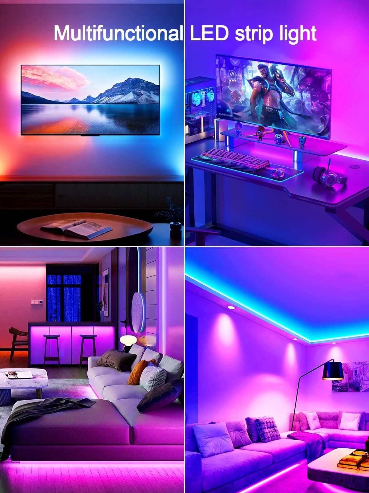 TV Light Strip - 9.8 Feet