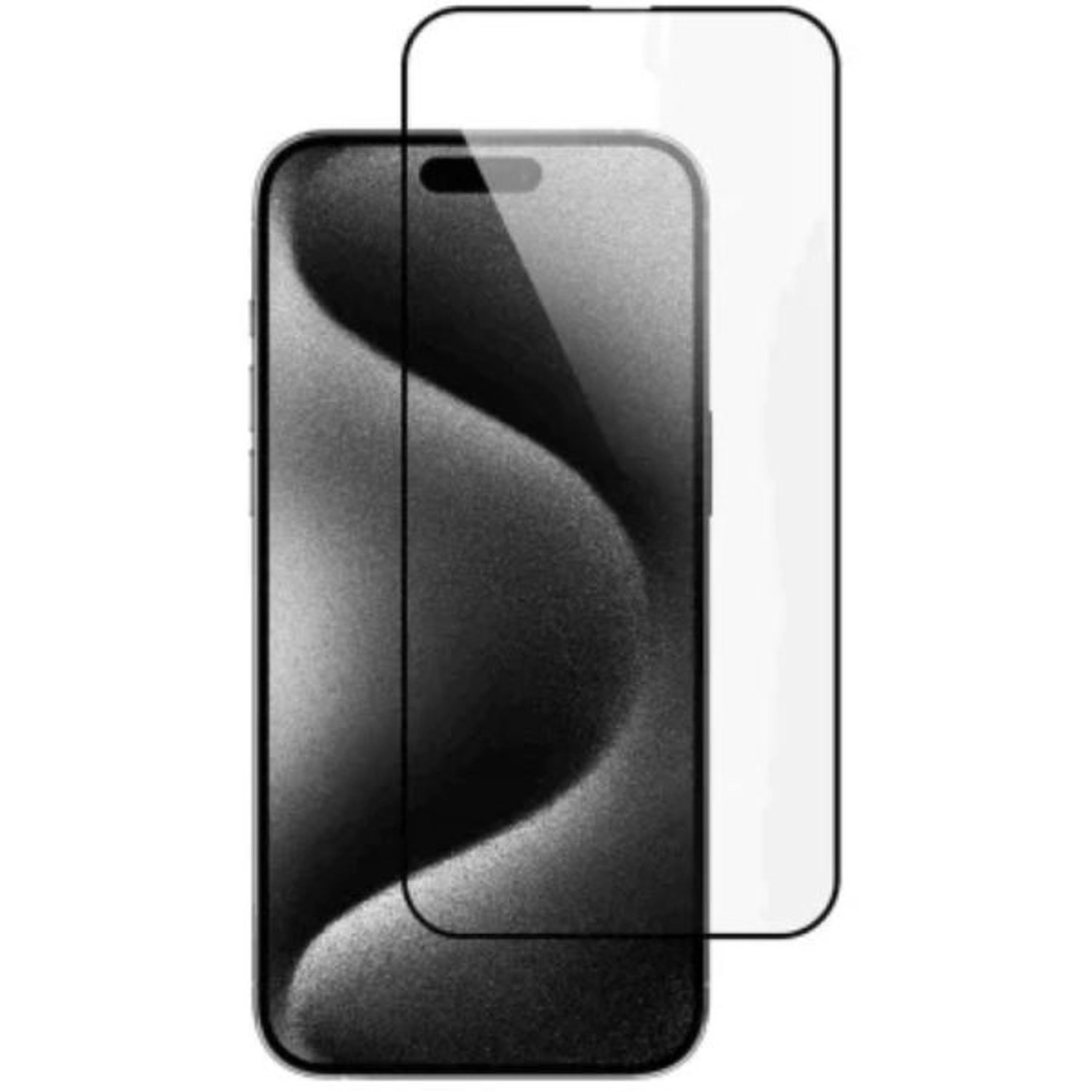 Smartix Clear Shatterproof Glass Screen Protector for iPhone 15 Pro Max