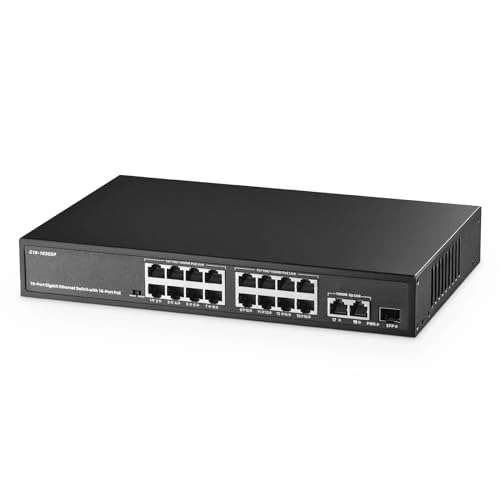 16xPoE+2G+1SFP 19-Ports