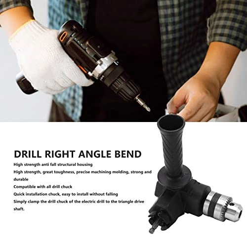 90 Degree Right Angle Drill Attachment - Adjustable Angle Steel