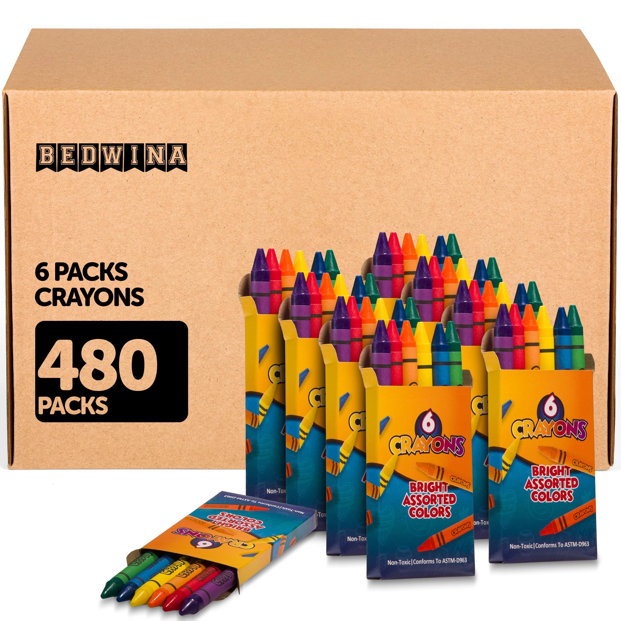 Bedwina Bulk Crayons - 2880