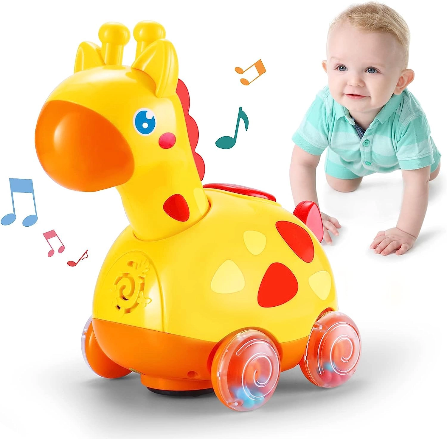 AM ANNA Unicorn Crawling Toys - 6-12 Months